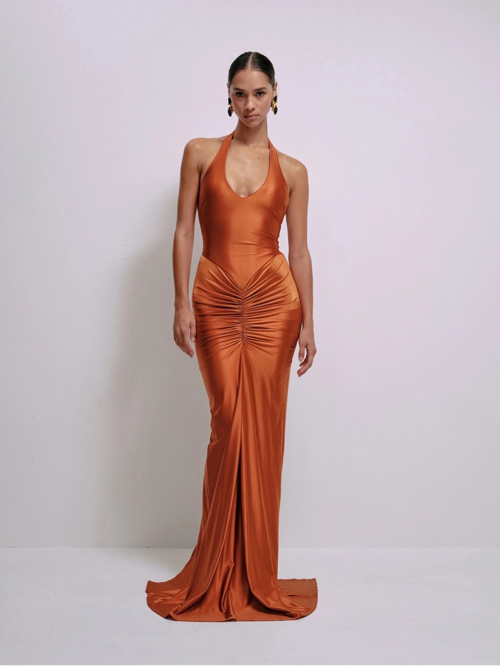 Delfi collective Joanne dress in copper